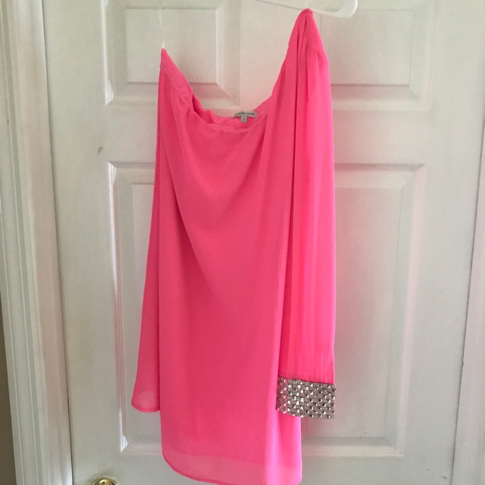 Charlotte Russe pink (fuschia) dress. Size medium
